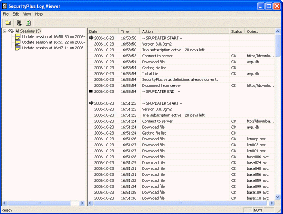 SecurityPlus: Log Viewer Screen Shot